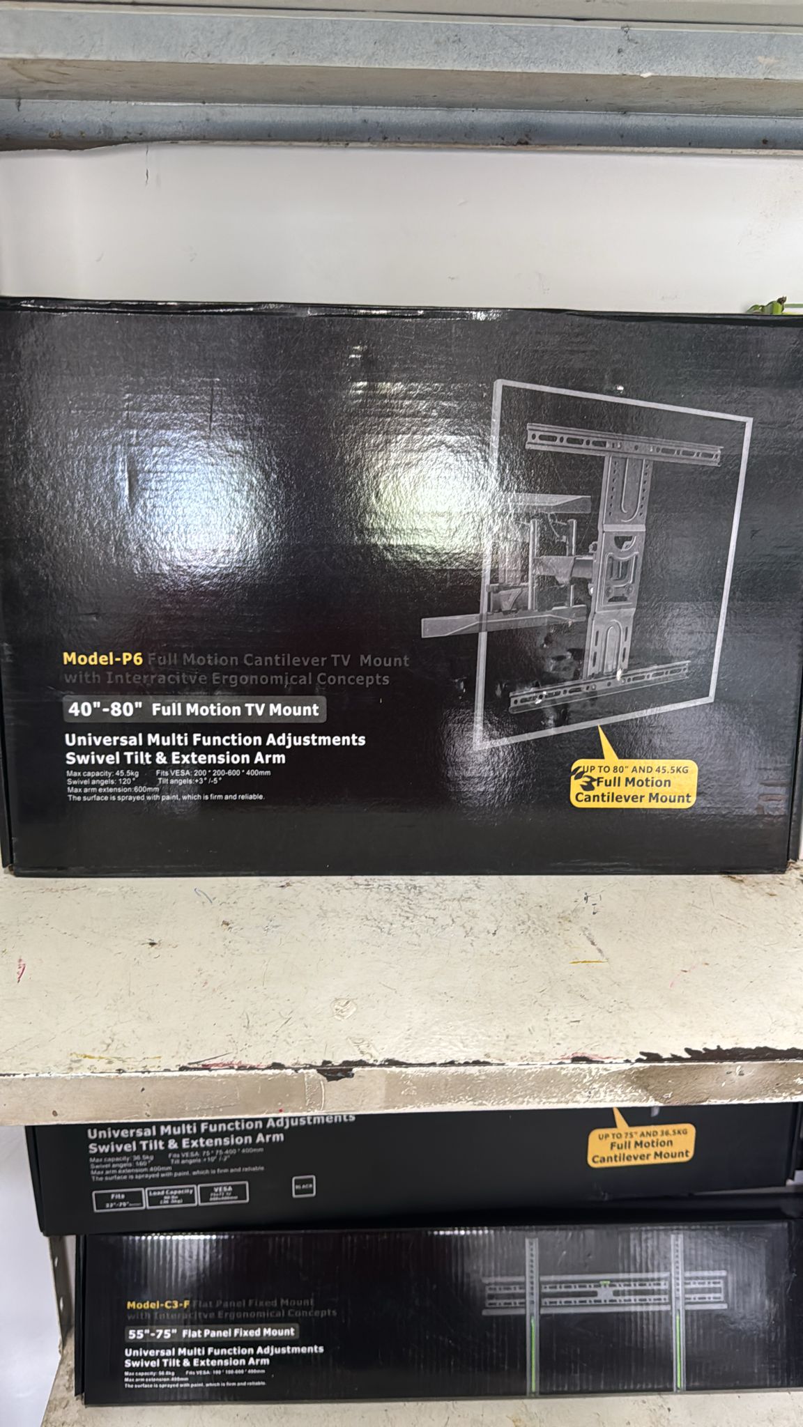 Base para TV de Movimiento Completo 40"-80" - Modelo P6